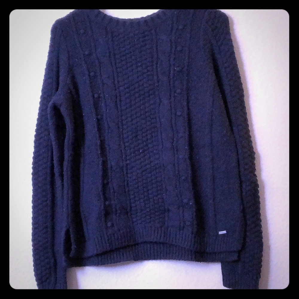 Navy Blue Hollister top.